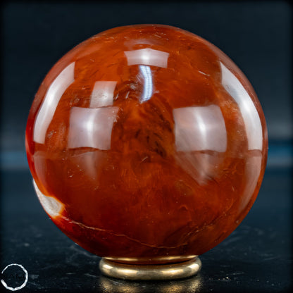 Natürliche Mehrfabige Carneol Kristall Kugel - 379,69g