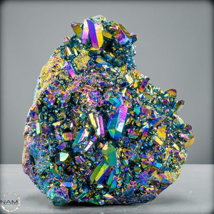 Aura Cluster – Regenbogenkristall voller Energie und Magie – 2157,42g