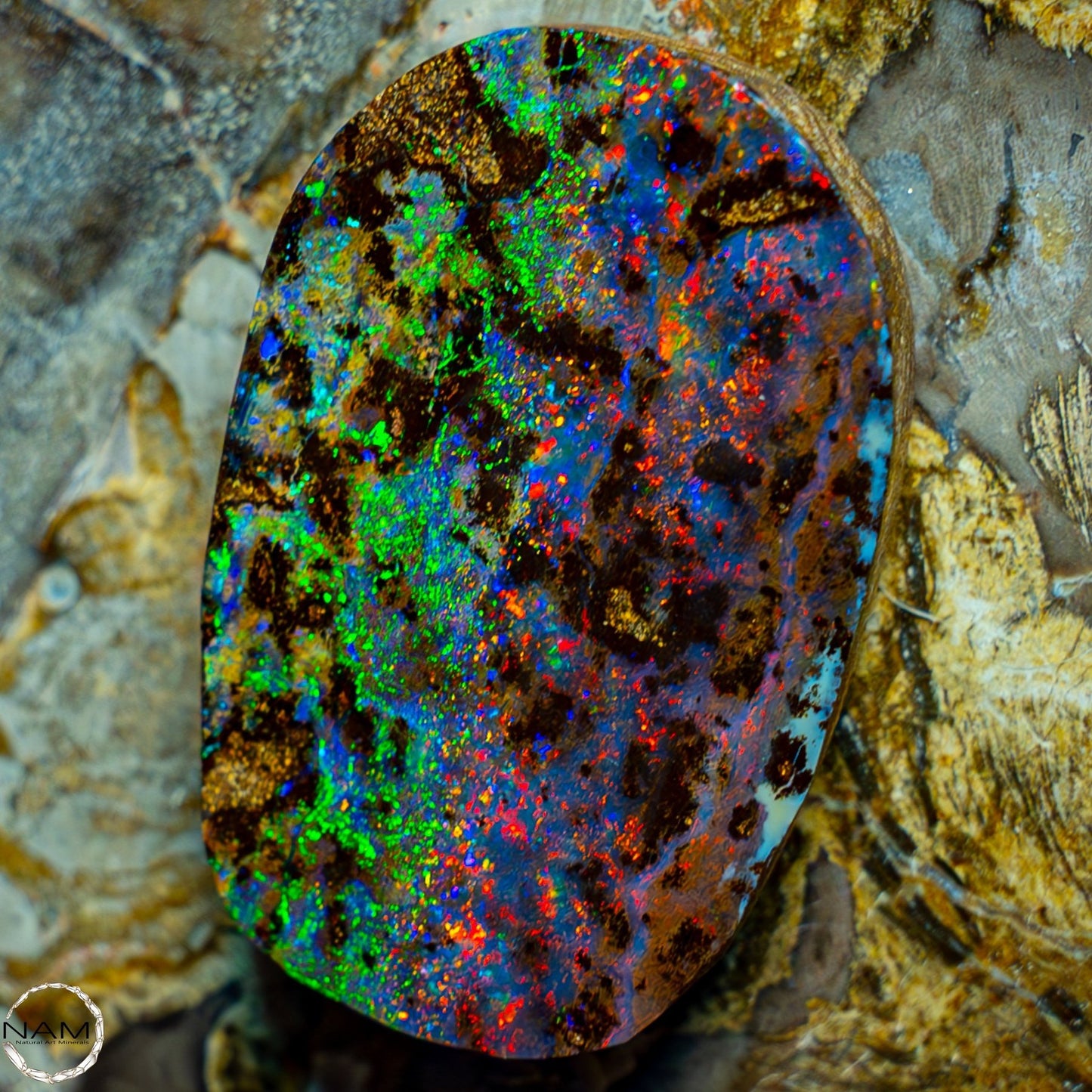 Natürlicher AAA+ Boulder Opal aus Australien Edelsteinqualität - 68,92ct