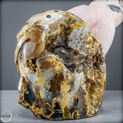 Achat-Druse –  Natürlichen Schönheit aus Brasilien 1661,19g