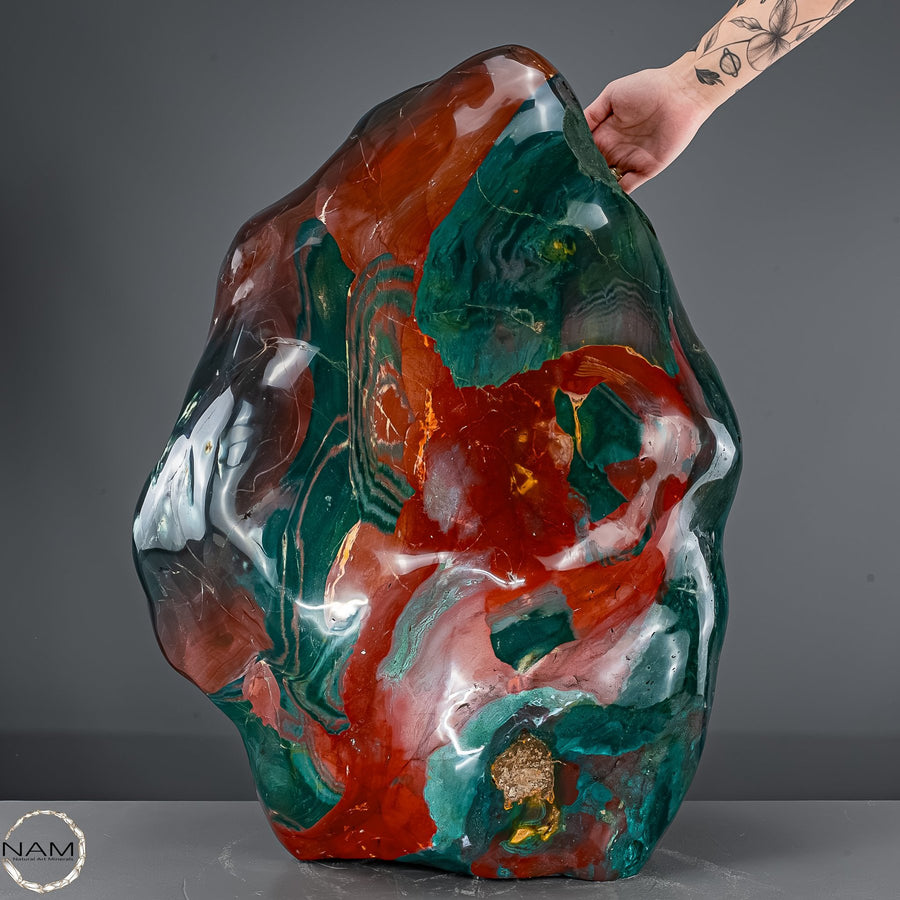 Natürliche Polychrome Jaspis Kristall-Freiform XXL -138557,29g