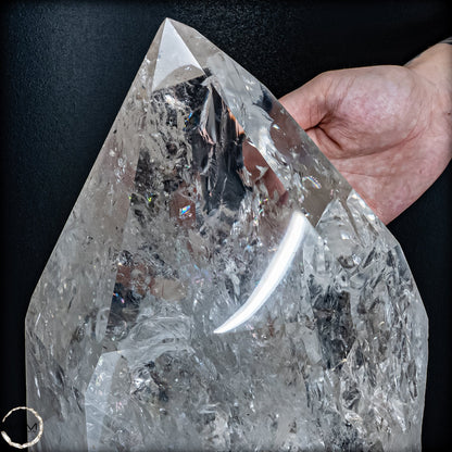 Natürlicher Lumerische Quartz Kristall Phantom auf Ständer - 10802,49g