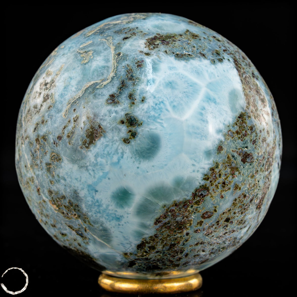 Natürliche Larimar Kugel -  481,39g - 2406,95ct