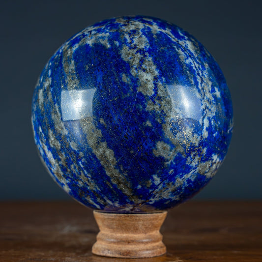 Natürliche Lapislazuli-Kristall-Kugel - 2515,49g - 120mm