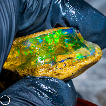Seltener Natürlicher Großer Kristall-Opal, Äthiopien -12,49g