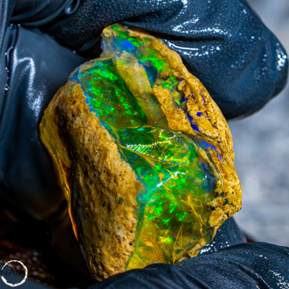 Seltener Natürlicher Großer Kristall-Opal, Äthiopien -12,49g