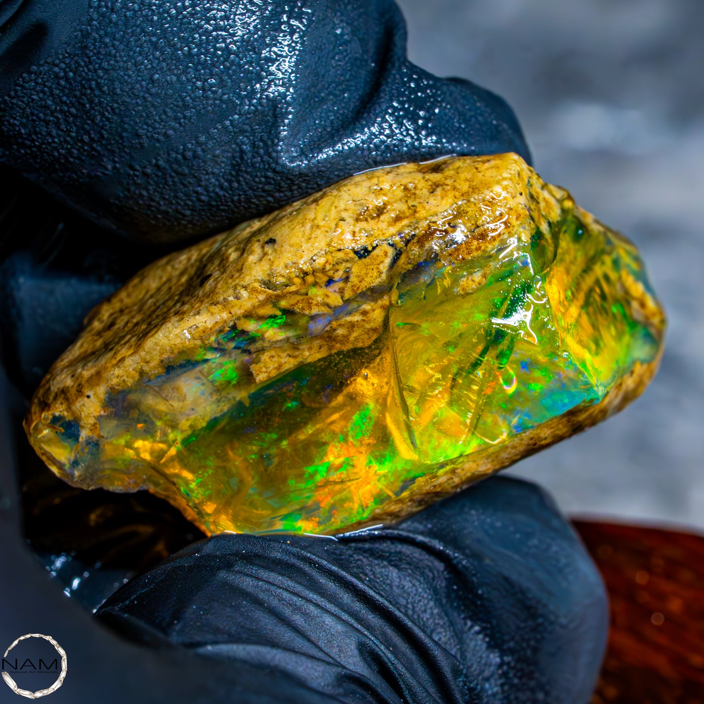 Seltener Natürlicher Großer Kristall-Opal, Äthiopien -12,49g