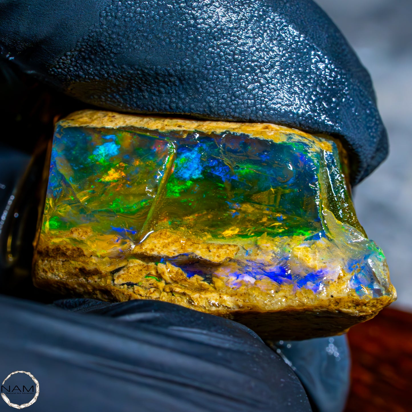 Seltener Natürlicher Großer Kristall-Opal, Äthiopien -12,49g