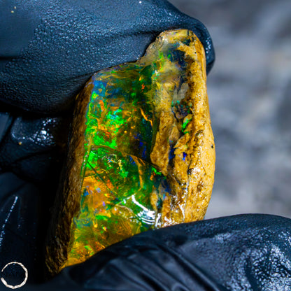 Seltener Natürlicher Großer Kristall-Opal, Äthiopien -12,49g