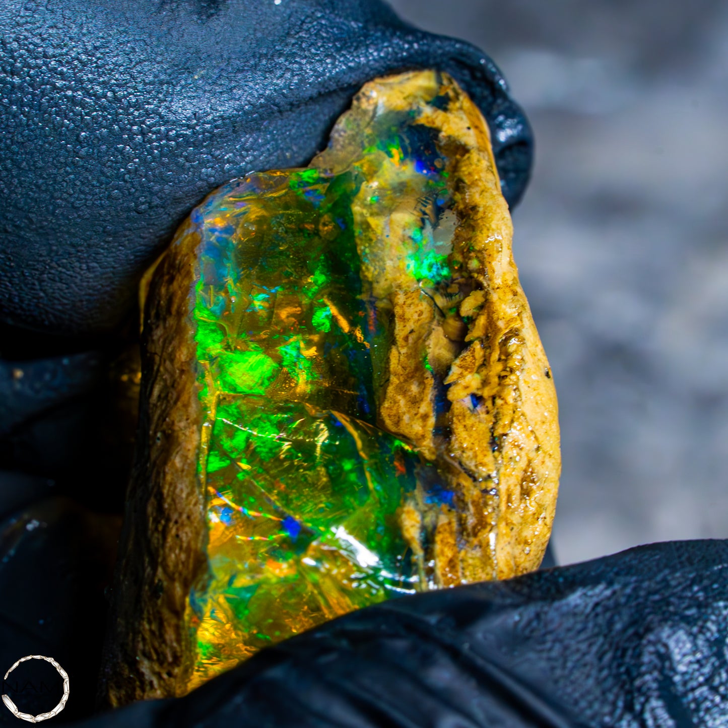 Seltener Natürlicher Großer Kristall-Opal, Äthiopien -12,49g