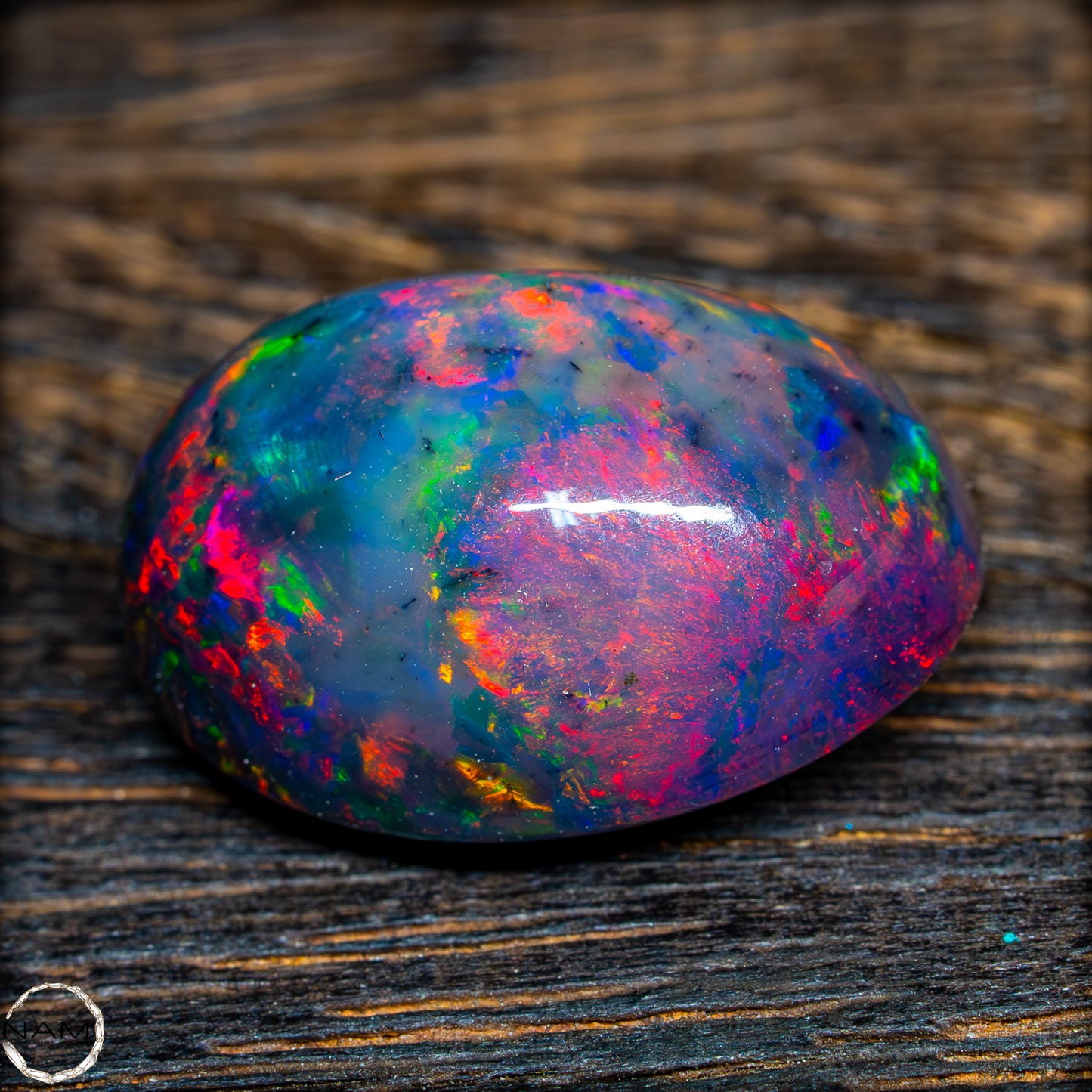 Großer AAA+ Schwarzer Opal Cabochon, 14,225ct - 2,845g