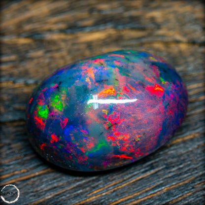 Großer AAA+ Schwarzer Opal Cabochon, 14,225ct - 2,845g