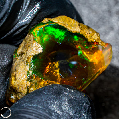 Seltener Natürlicher Großer Kristall-Opal, Äthiopien - 65,05 ct