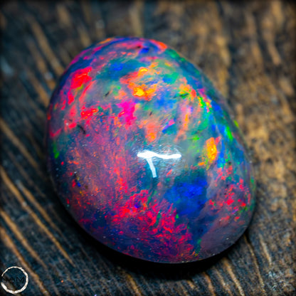 Großer AAA+ Schwarzer Opal Cabochon, 14,225ct - 2,845g