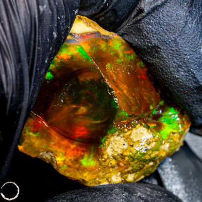Seltener Natürlicher Großer Kristall-Opal, Äthiopien - 65,05 ct