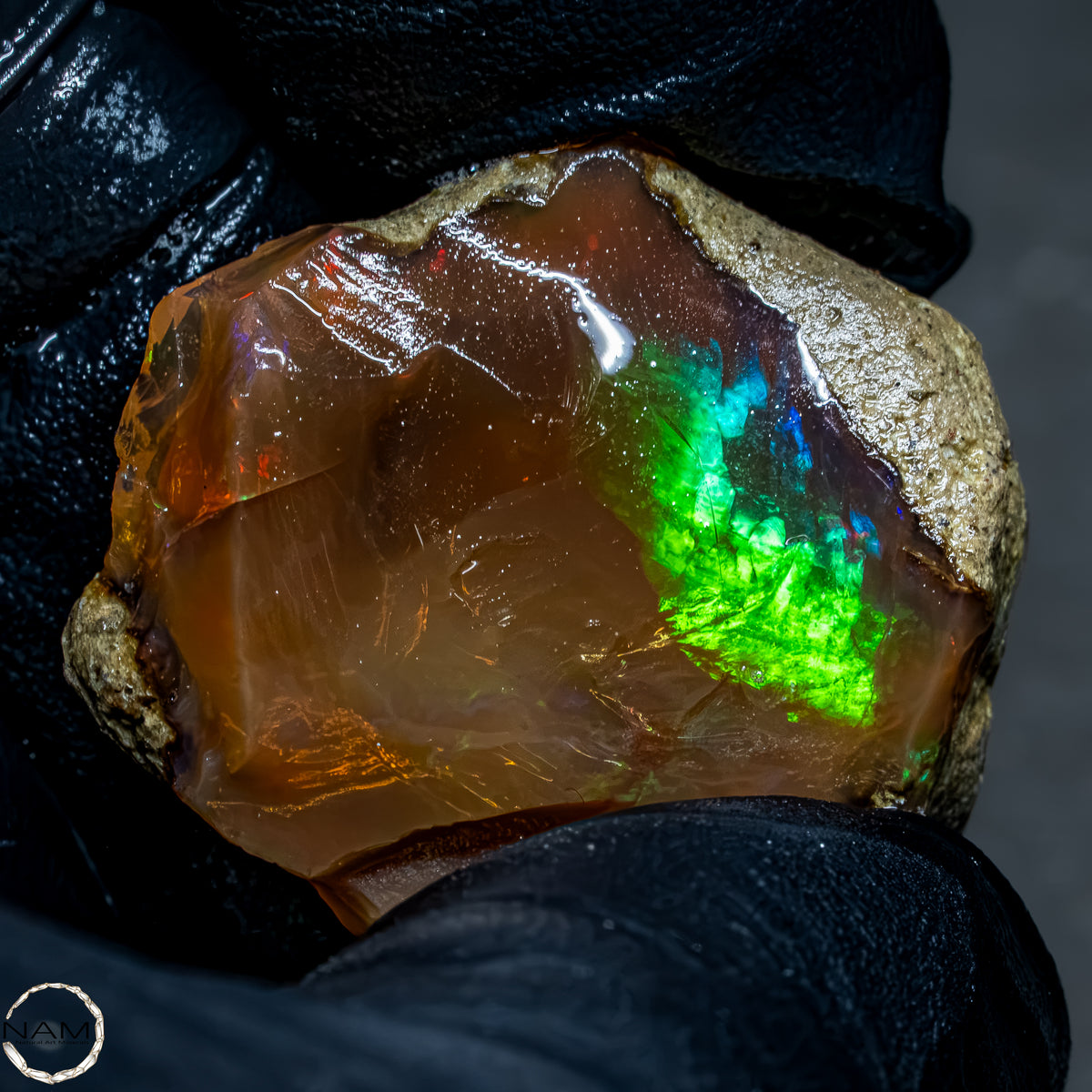 Seltener Natürlicher Kristall-Opal, Äthiopien -9,54g -47,7Ct
