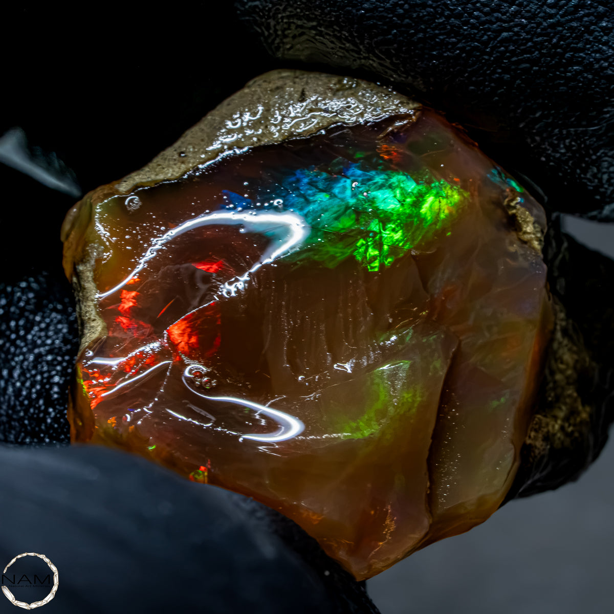 Seltener Natürlicher Kristall-Opal, Äthiopien -9,54g -47,7Ct