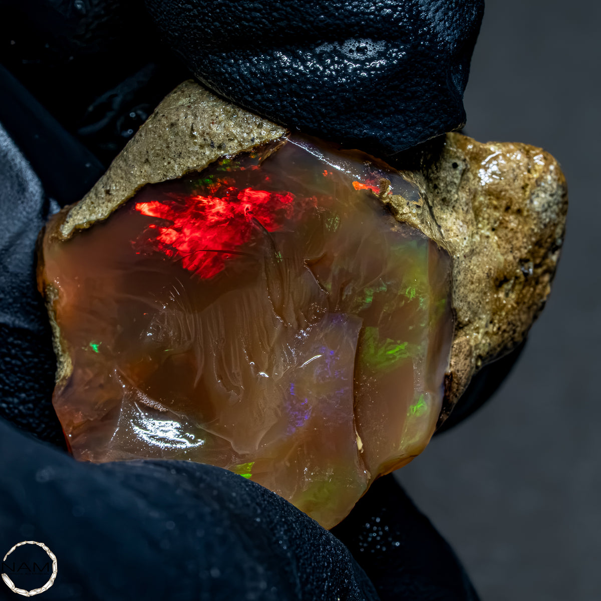 Seltener Natürlicher Kristall-Opal, Äthiopien -9,54g -47,7Ct