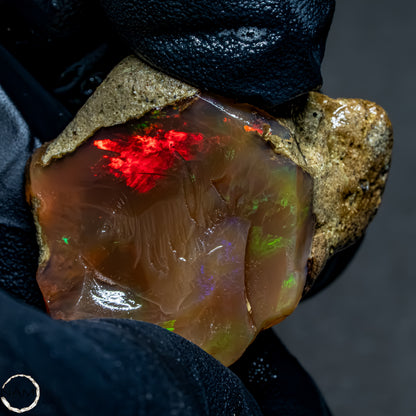 Seltener Natürlicher Kristall-Opal, Äthiopien -9,54g -47,7Ct