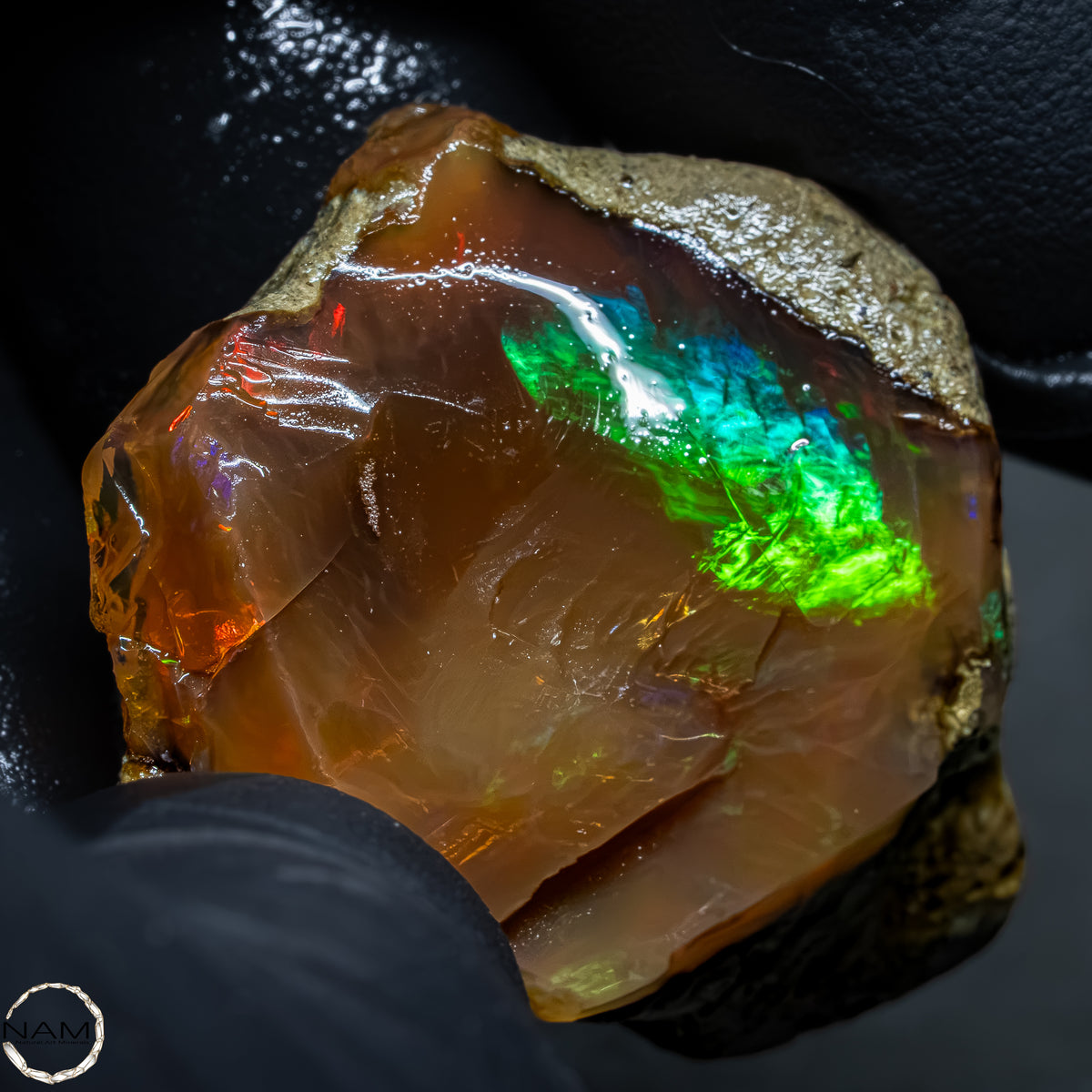 Seltener Natürlicher Kristall-Opal, Äthiopien -9,54g -47,7Ct