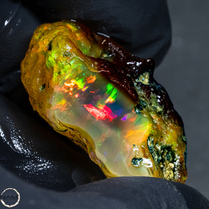 Seltener Natürlicher Kristall-Opal, Äthiopien -12,41g - 62,05Ct