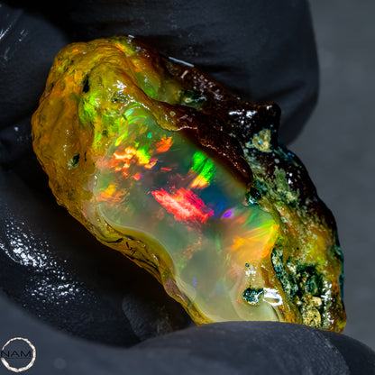 Seltener Natürlicher Kristall-Opal, Äthiopien -12,41g - 62,05Ct