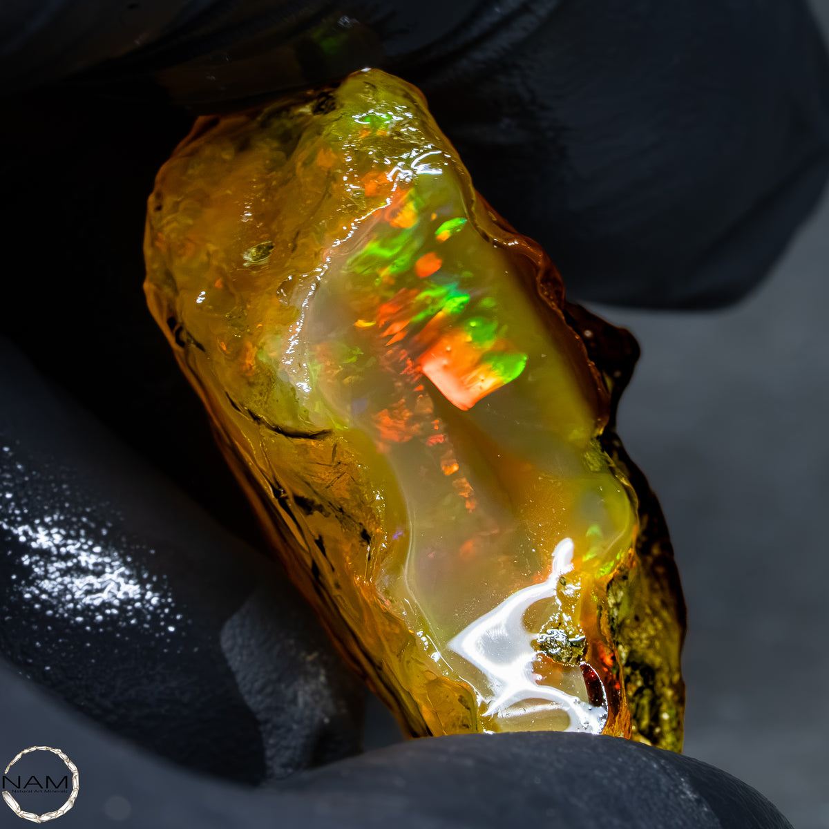 Seltener Natürlicher Kristall-Opal, Äthiopien -12,41g - 62,05Ct