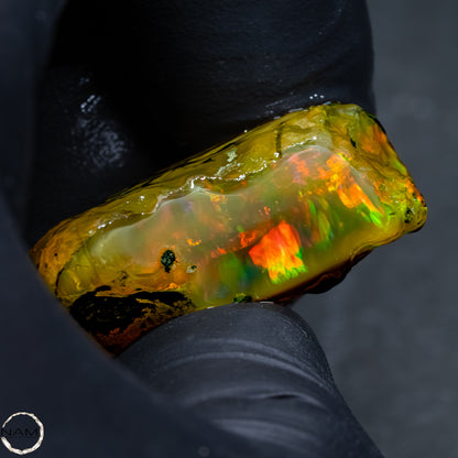 Seltener Natürlicher Kristall-Opal, Äthiopien -12,41g - 62,05Ct