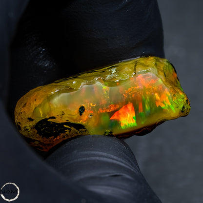 Seltener Natürlicher Kristall-Opal, Äthiopien -12,41g - 62,05Ct