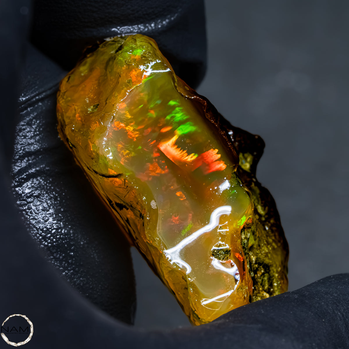Seltener Natürlicher Kristall-Opal, Äthiopien -12,41g - 62,05Ct