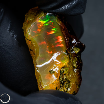 Seltener Natürlicher Kristall-Opal, Äthiopien -12,41g - 62,05Ct