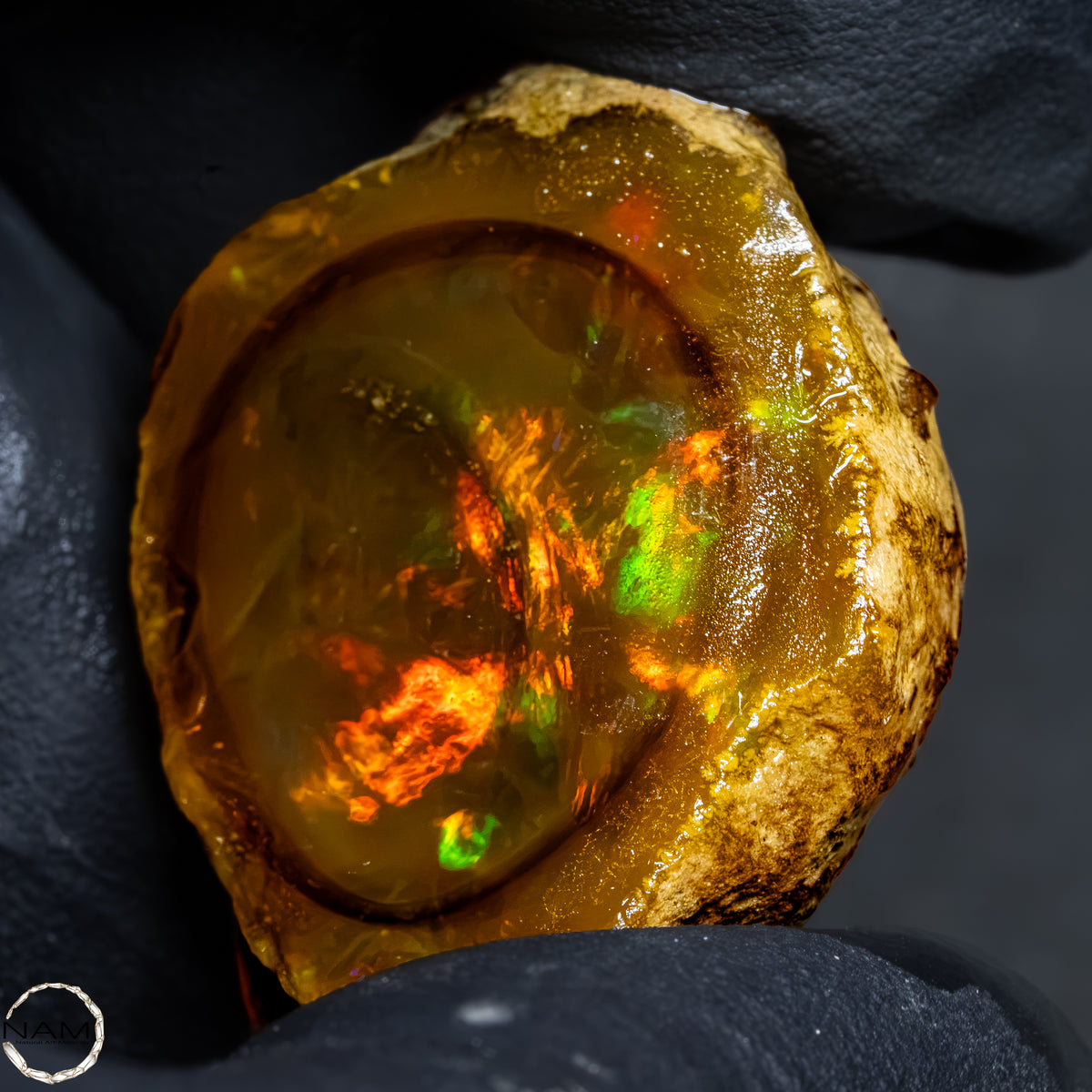 Seltener Natürlicher Kristall-Opal, Äthiopien -14,25g -71,25Ct