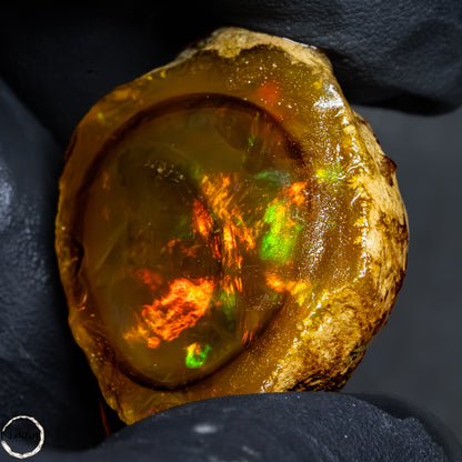 Seltener Natürlicher Kristall-Opal, Äthiopien -14,25g -71,25Ct