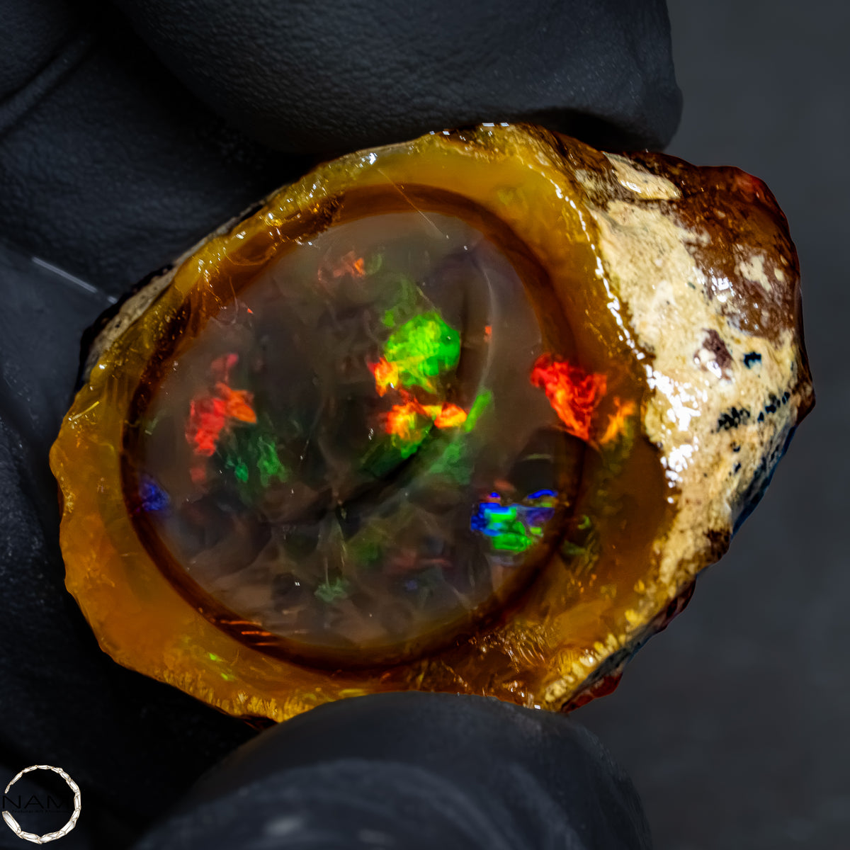 Seltener Natürlicher Kristall-Opal, Äthiopien -14,25g -71,25Ct