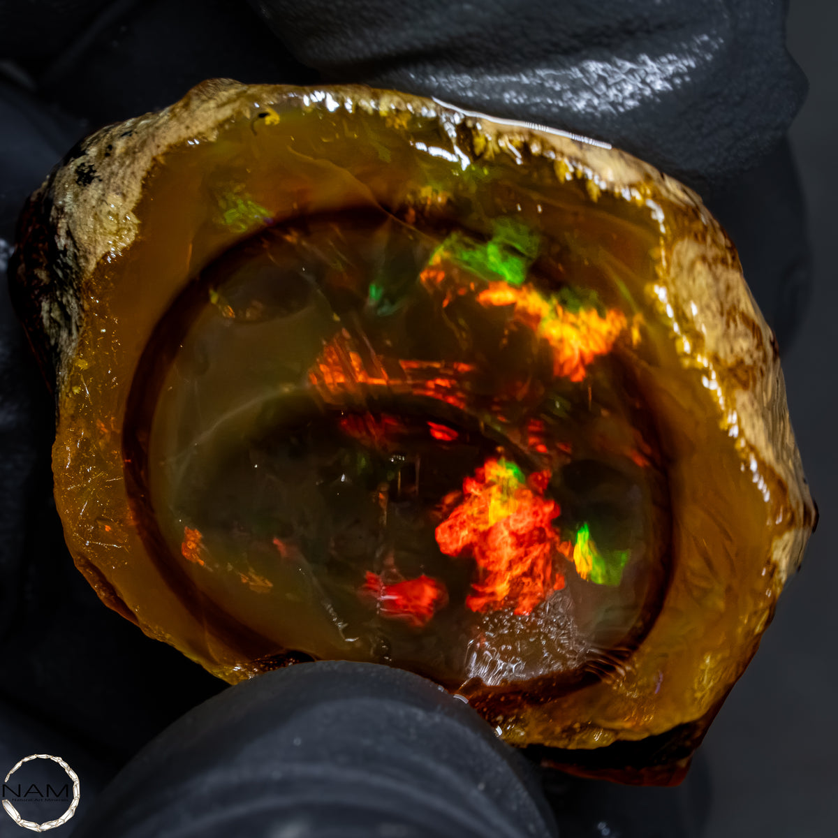 Seltener Natürlicher Kristall-Opal, Äthiopien -14,25g -71,25Ct