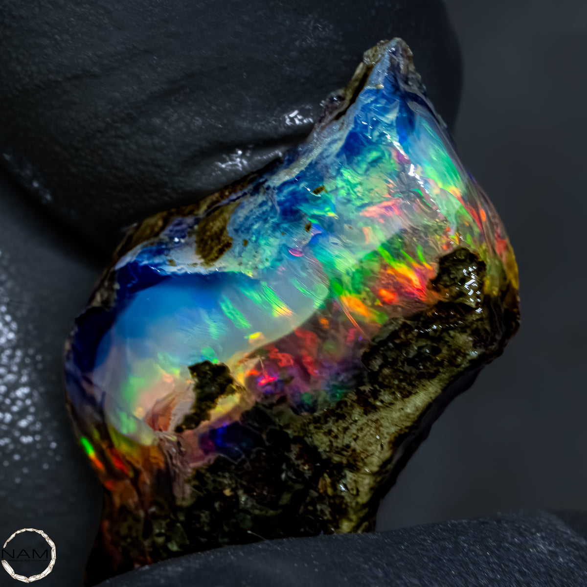 Seltener Natürlicher Kristall-Opal, Äthiopien -4,53g - 22,65Ct