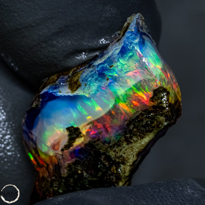 Seltener Natürlicher Kristall-Opal, Äthiopien -4,53g - 22,65Ct