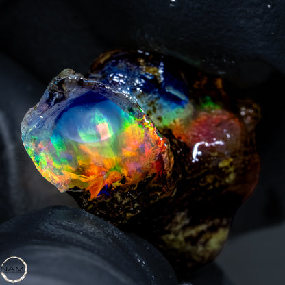 Seltener Natürlicher Kristall-Opal, Äthiopien -4,53g - 22,65Ct