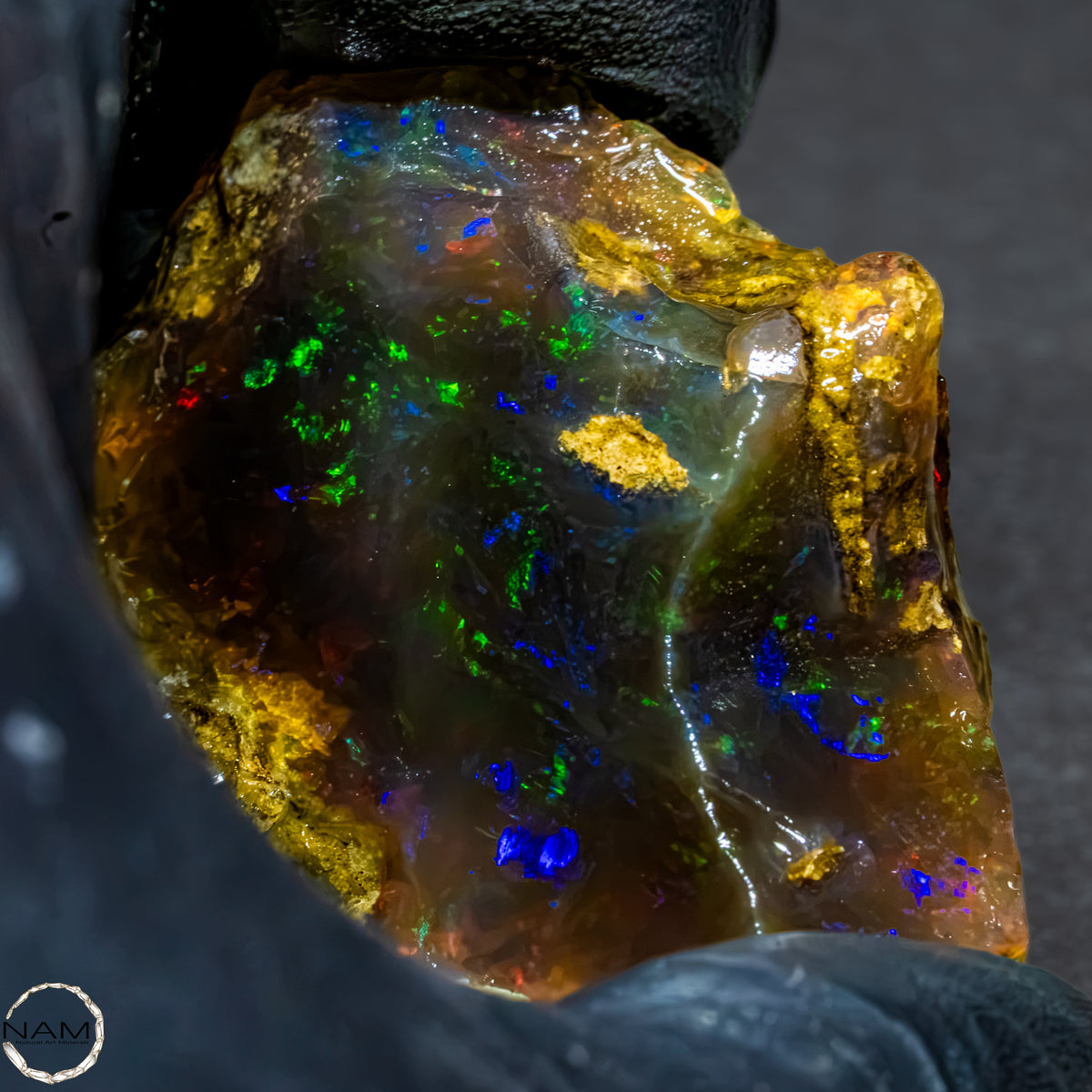 Seltener Natürlicher Kristall-Opal, Äthiopien -21,28g -106,4Ct