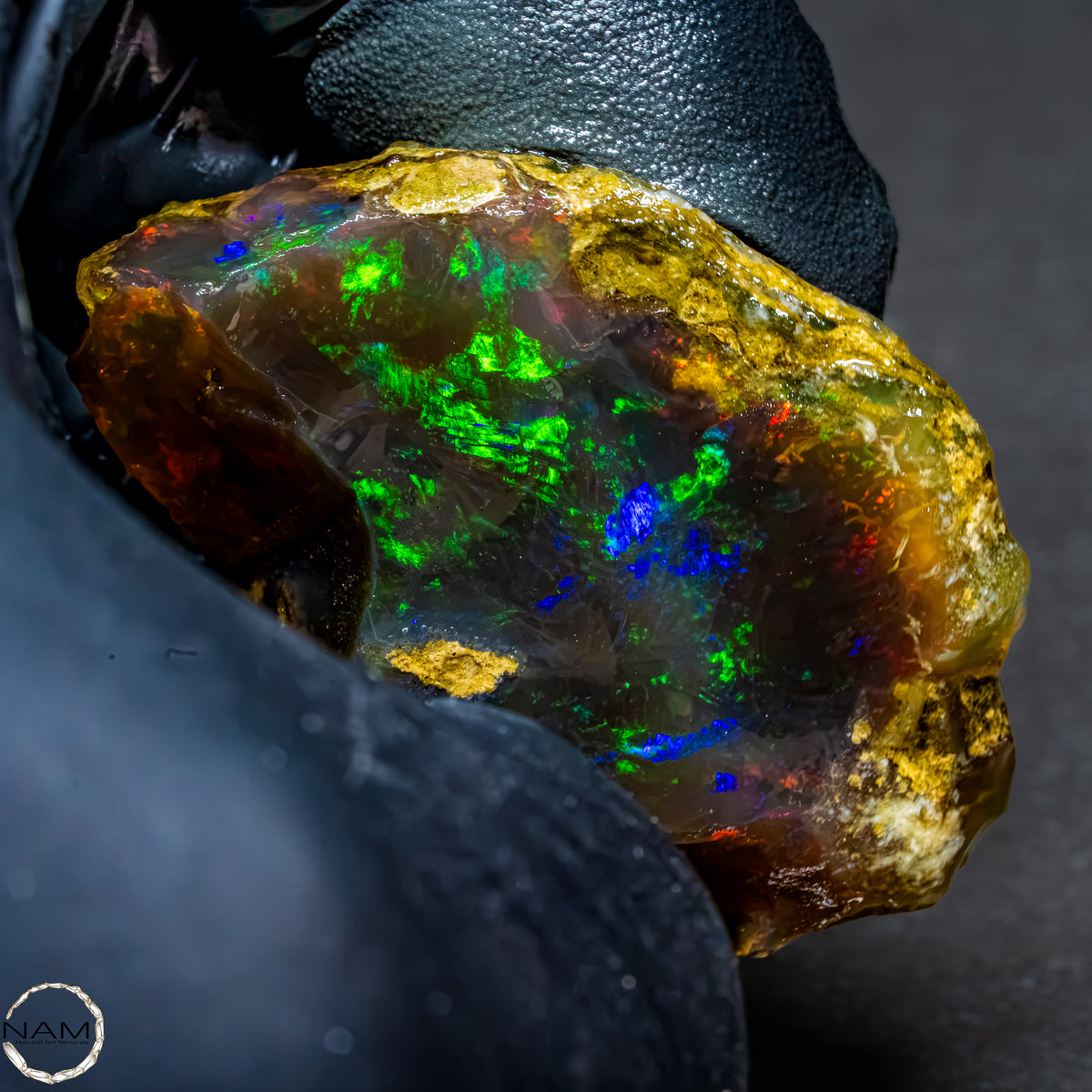 Seltener Natürlicher Kristall-Opal, Äthiopien -21,28g -106,4Ct