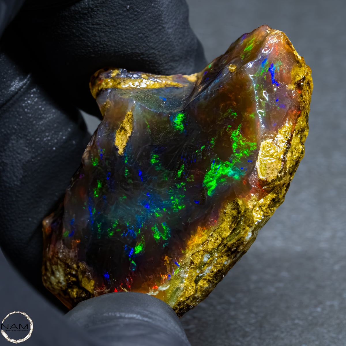 Seltener Natürlicher Kristall-Opal, Äthiopien -21,28g -106,4Ct