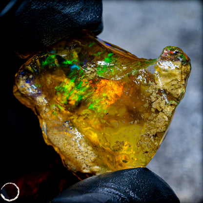Seltener Natürlicher Großer Kristall-Opal, Äthiopien - 76,65 ct
