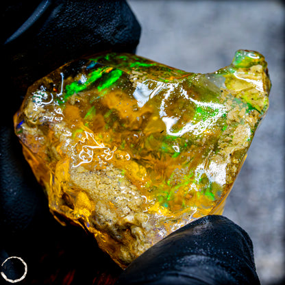 Seltener Natürlicher Großer Kristall-Opal, Äthiopien - 76,65 ct