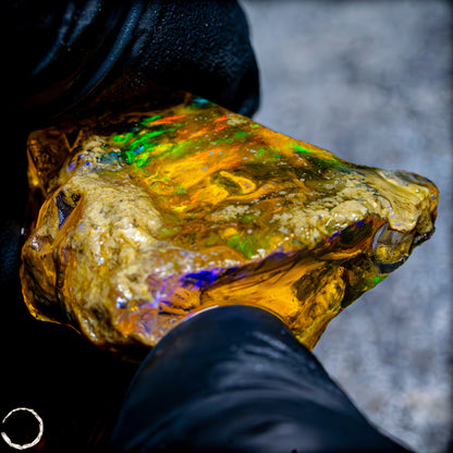 Seltener Natürlicher Großer Kristall-Opal, Äthiopien - 76,65 ct