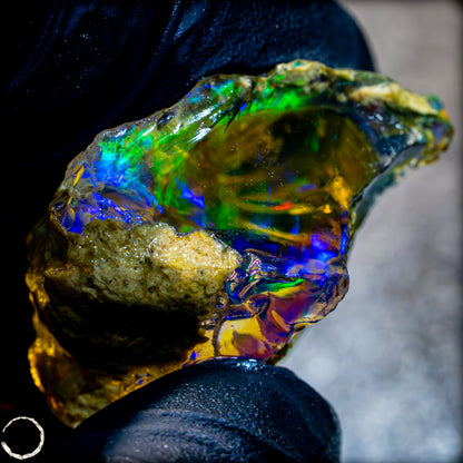 Seltener Natürlicher Großer Kristall-Opal, Äthiopien - 76,65 ct