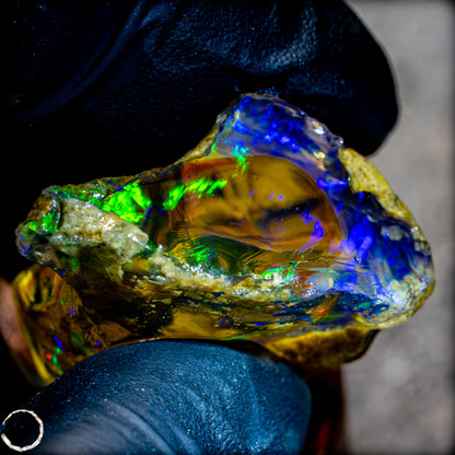 Seltener Natürlicher Großer Kristall-Opal, Äthiopien - 76,65 ct