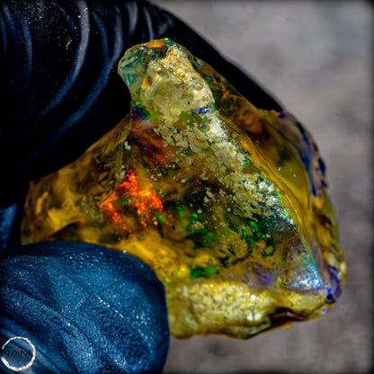 Seltener Natürlicher Großer Kristall-Opal, Äthiopien - 76,65 ct