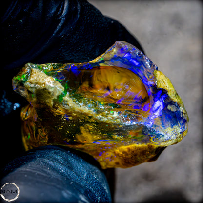 Seltener Natürlicher Großer Kristall-Opal, Äthiopien - 76,65 ct