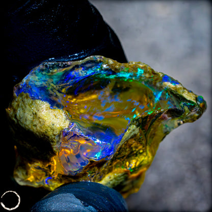 Seltener Natürlicher Großer Kristall-Opal, Äthiopien - 76,65 ct