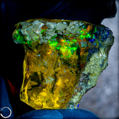 Seltener Natürlicher Großer Kristall-Opal, Äthiopien - 76,65 ct